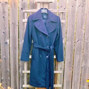 Chic Navy Overcoat